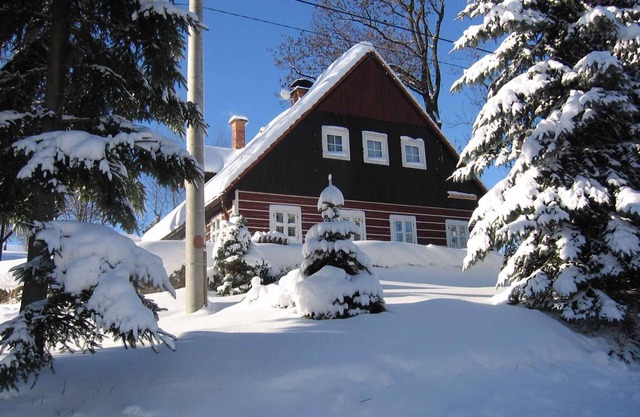 Holiday home with fireplace and terrace