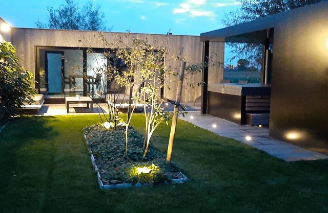 Holiday home with wellness for families in Haringe
