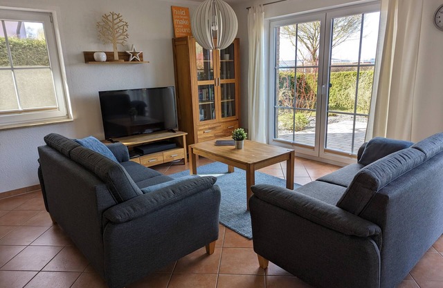 House directly on the sandy beach of the Fleesensee