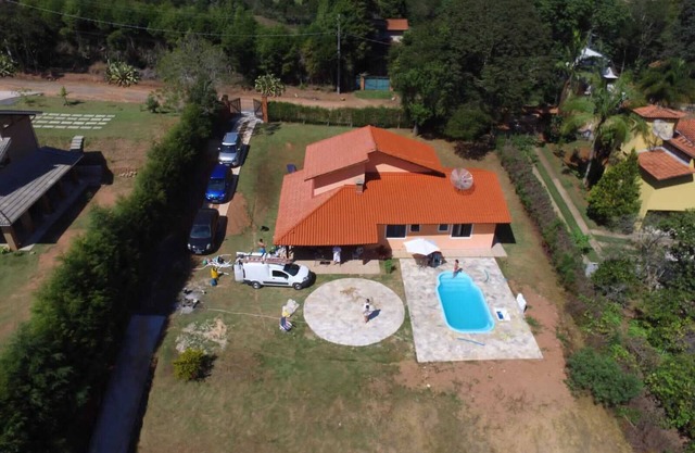 House in Ibiúna, located in the Rest Center Cocais condominium