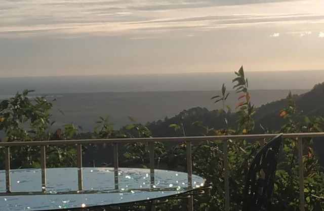 House of village between sea and mountain