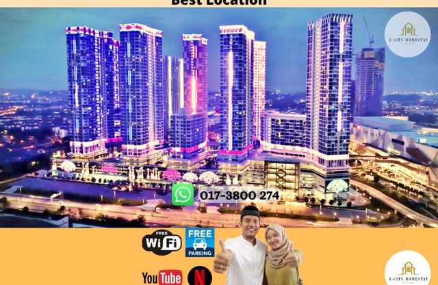 I-City Homestay - Shah alam, Hospital Shah Alam, UITM, Central Mall SOGO, Seksyen 7