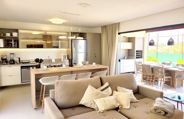 Imbassaí Bungalow A6 with 2 suites and sea and river views