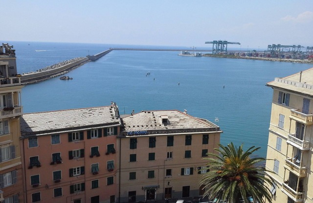 Impassable view on the sea