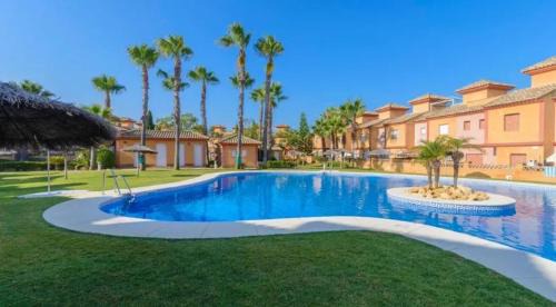 Inviting house in Lepe with shared pool.