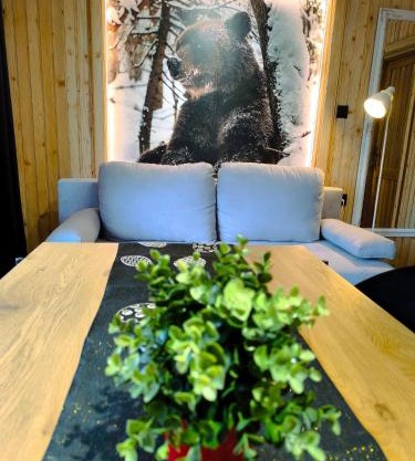 Jama Niedźwiedzia z widokiem na Giewont