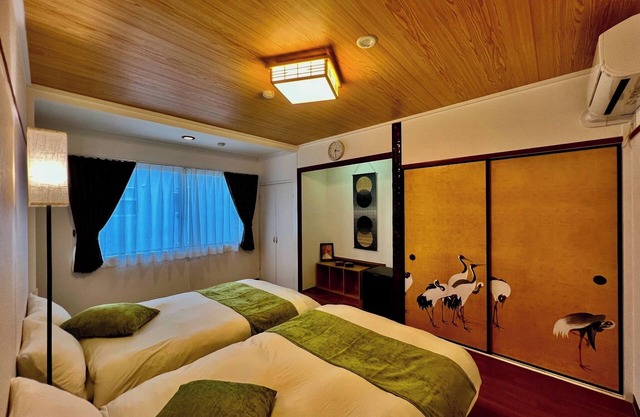 Japanese style twin room with private bathroom/Osaka Ōsaka