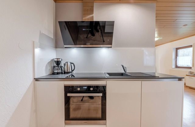 Kardinalsberg vacation apartment with its own outdoor seating area in the garden