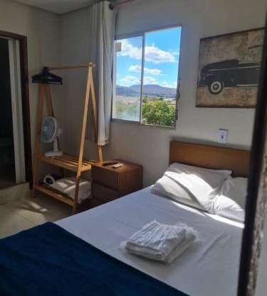 kitnet 201 central com ar condicionado e tv smart