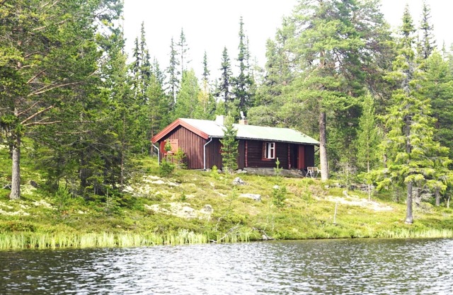 Koselig Hytte ved Fiskevann i Rendalen