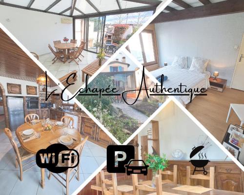 L'échappée authentique-véranda climatisée-barbecue