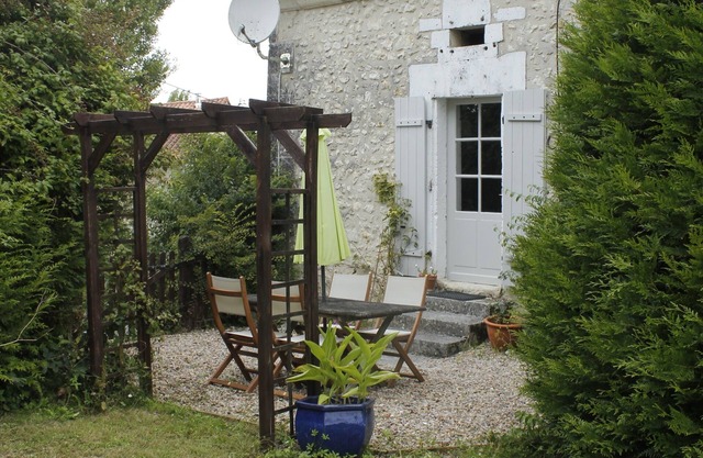 La Maison du Jardin, a two bedroomed cottage, with amazing views and sunsets.