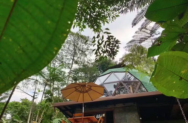 Laje Waterfall Dome, with relaxing wet sauna