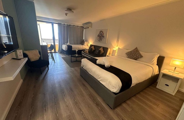 Large City Studio with Big Balcony