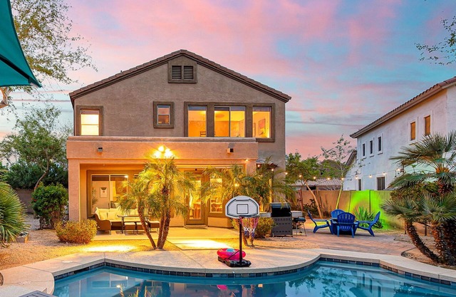 Lavish Desert Escape w/Game Room, Private Pool, Bikes & More - Sleeps 12