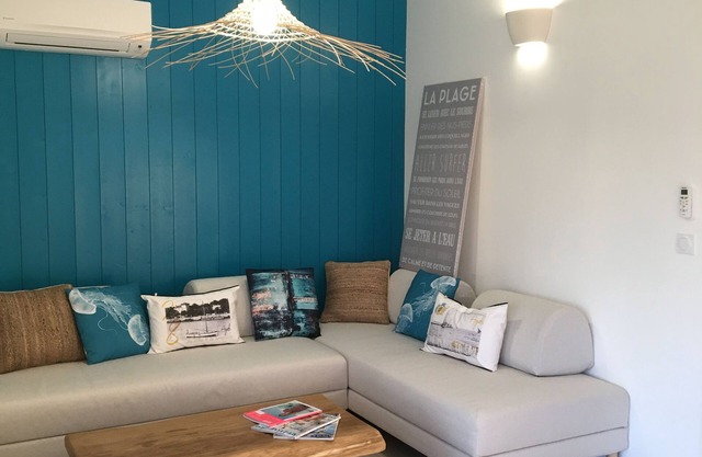 Le Cabanon de la Plage, a charming cottage located 50m from the beach!