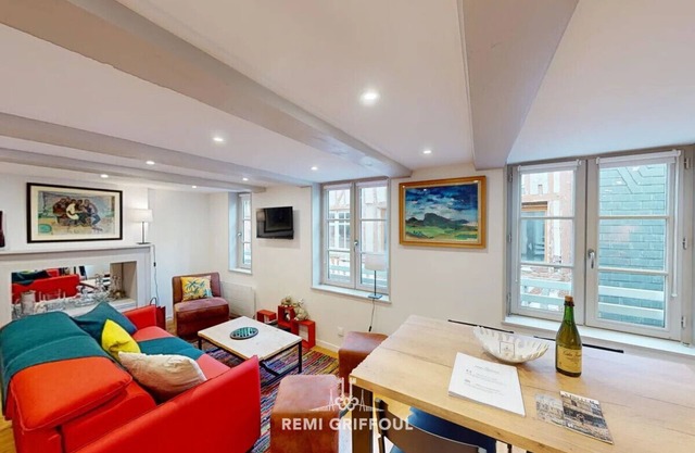 Le Repère de Popeye | Beautiful Apartment | Honfleur | 4 Guests