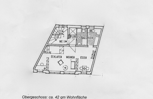 Likedeeler at the city harbor, modern apartment in the old town