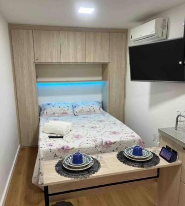 Lindo loft automatizado, 1.5KM da Praia da Costa