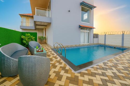 ll EMPYREAN STAY ll BAGHEERA VILLA ll 4BHK ll AC ll PRIVATE POOL ll FREE WIFI ll