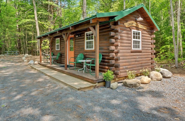 Log Cabin at former girls' summer camp on 60 acres