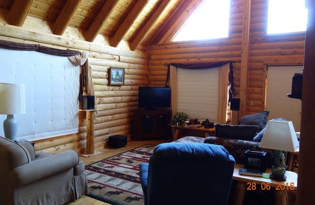Log cabin in Aspens at Vega State Park