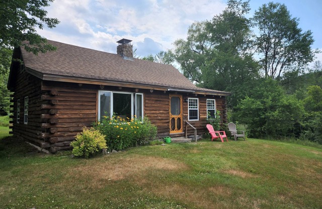 Log Cabin in the White Mountains of New Hampshire