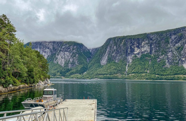 Look forward to this cozy vacation home by the Eresfjord.