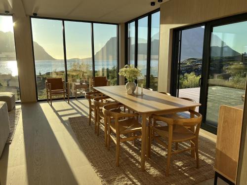 Luksushytte sentralt i Lofoten