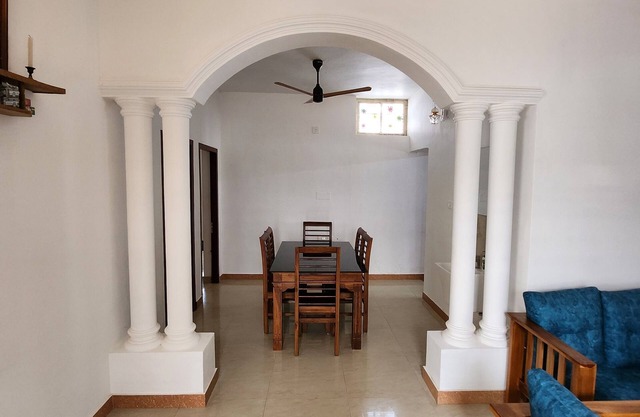 Lush green 4BHK Fully furnished house with AC in master bedroom, hot water