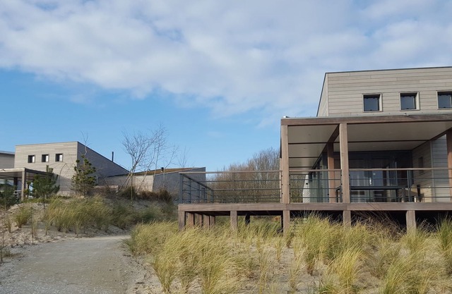 Lush villa with a terrace in nature reserve
