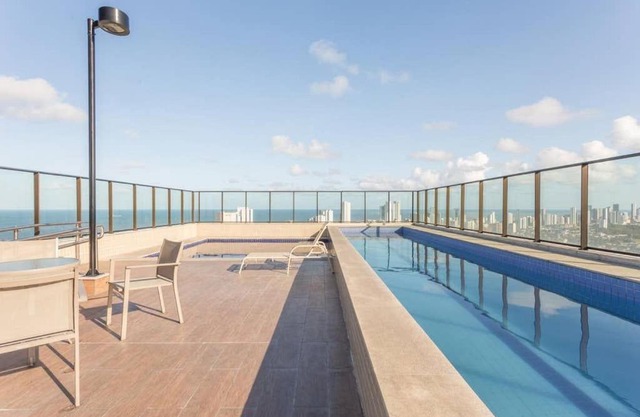 Luxuoso Flat de 2 qts ao lado do CASV e do Riomar