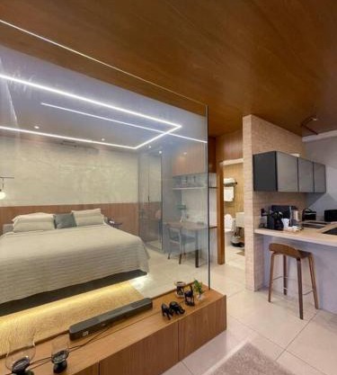 Luxuoso flat no Araucária Plaza em Ribeirão Preto