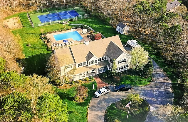 Luxurious 7BR Estate Includes - Tennis Crt, Pool, Hot Tub, Home Theater, & Gym!