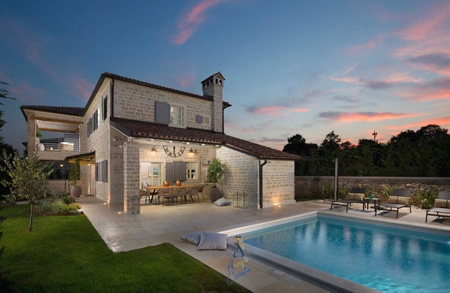Luxurious Istrian villa for 8 with private pool, organic garden and playgrounds