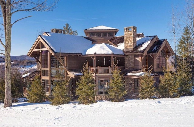 Luxurious ski in/out, 3-story chalet directly on the slopes of Windham Mountain