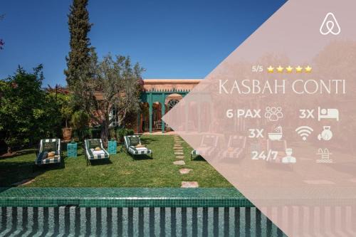 Luxurious Villa with private pool - Kasbah Conti