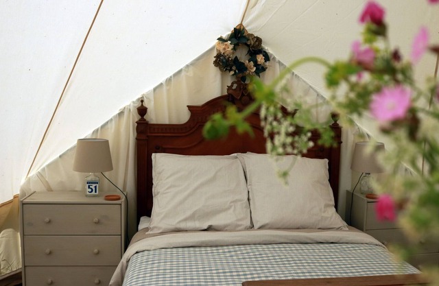 Luxury Bell Tent Glamping in the heart of rural France
