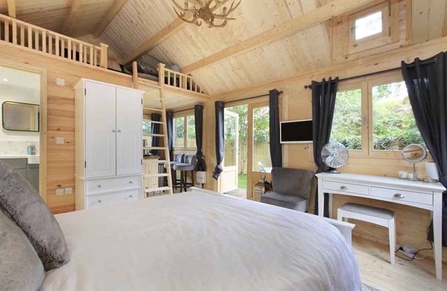 Luxury new lodge set in private walled garden