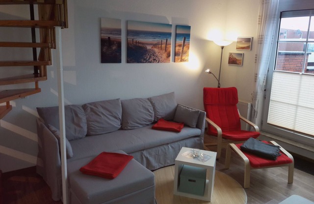 Maisonette apartment - 17m² balcony - Garage for bicycles - Free WLAN -