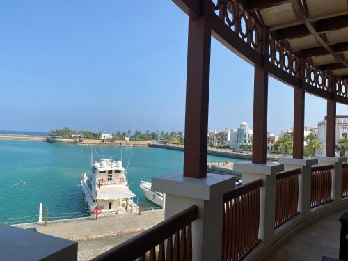 Marina and sea view in sifah resort