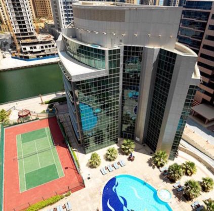 Marina view with Pool, Gym, Tennis Court, 5 mins to Beach