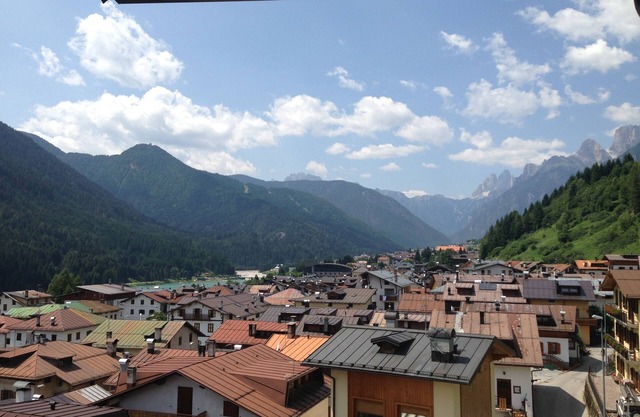 Marvelous view of the lake of Santa Caterina, Auronzo di Cadore