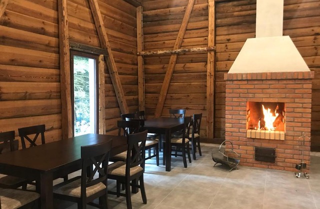 Mazurska Zagroda - Żabi Rechot - dom - stodoła - jacuzi-sauna
