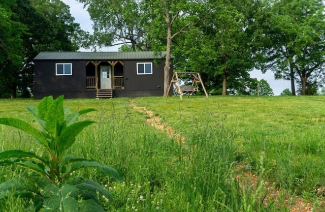 Meadow View Tiny Home Style Cabin near the Buffalo River. Pet Friendly
