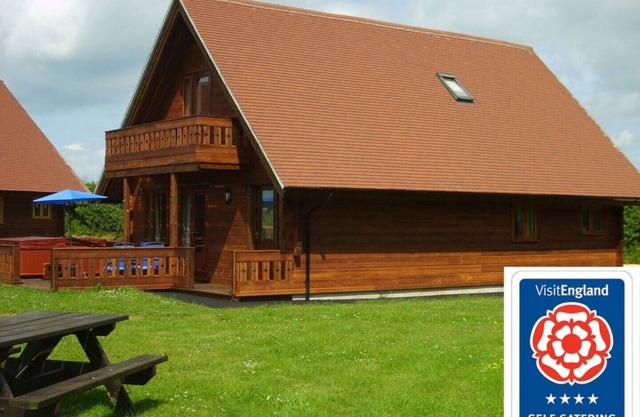 Melbury Chalet, a Scandinavian style chalet with own hot tub.
