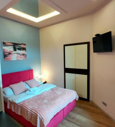 Mirror Pink Studio Apartment
