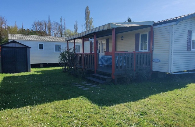 Mobile home 4/6 pers 5-star campsite. Pets welcome. Near Deauville