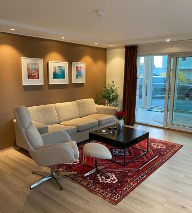 Modern apartment with mountain and sea view