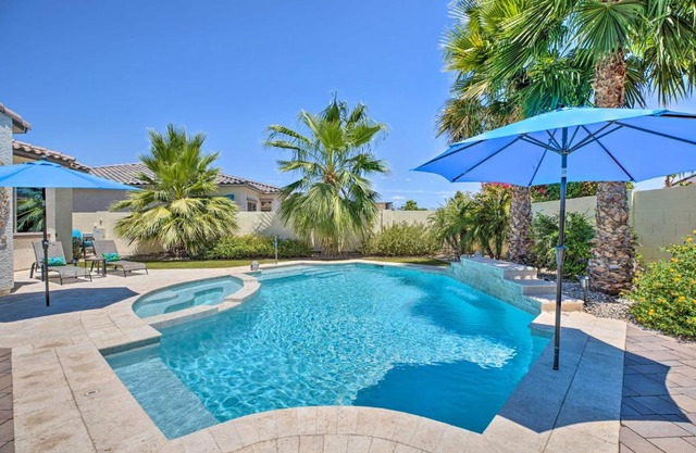 Modern Azure Home with Beautiful Patio, Pool and Spa!